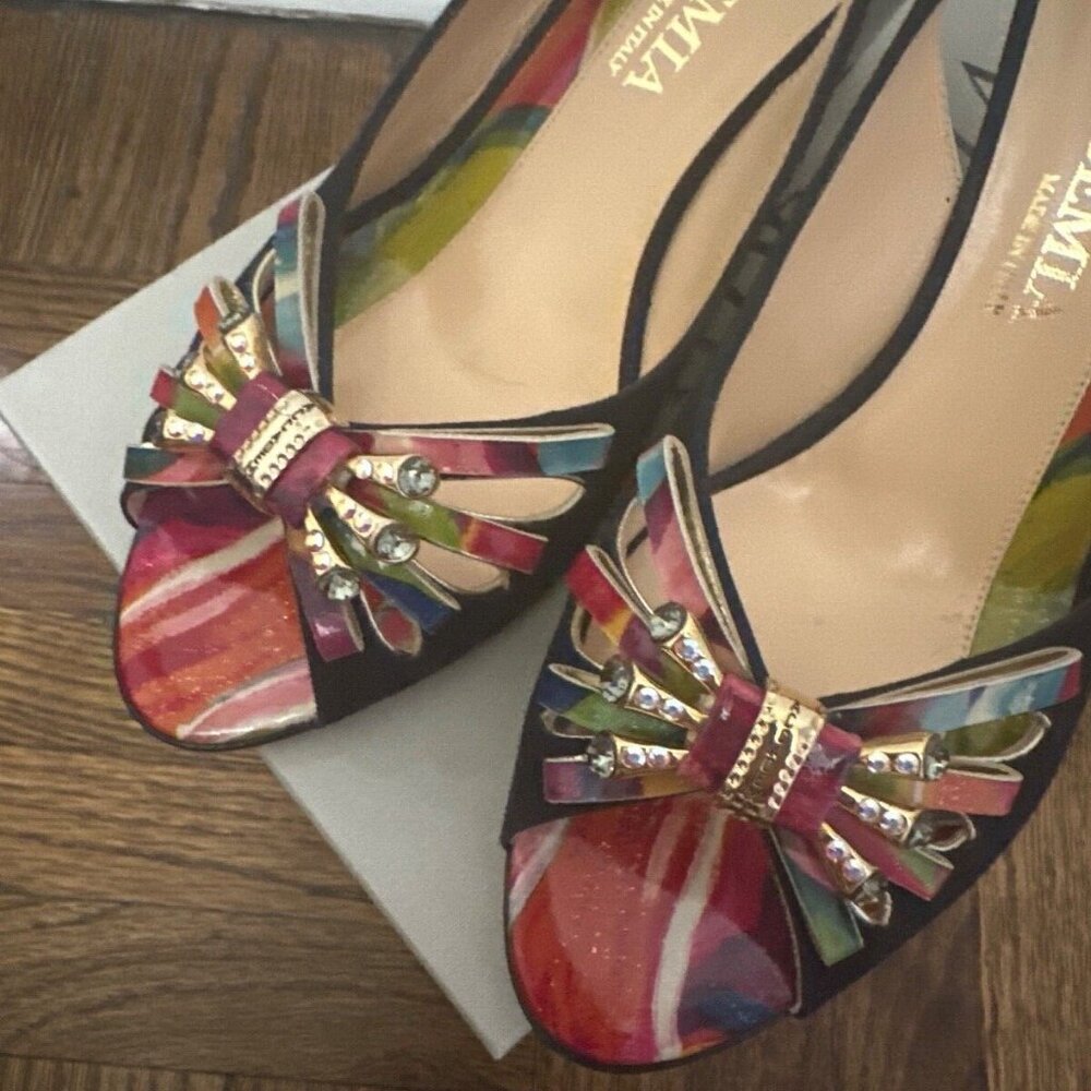 Accademia of Venice Wedge Sandals - Picture 6 of 6